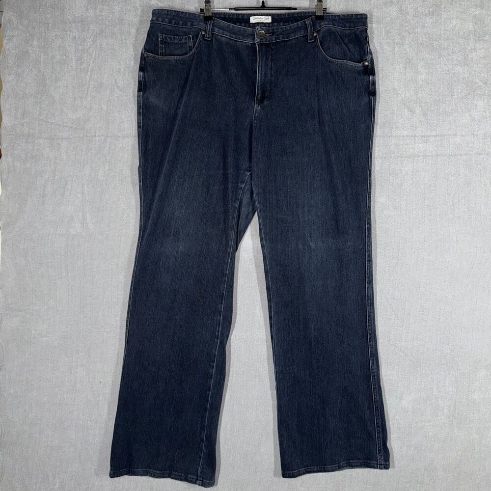 Coldwater Creek Women Medium Blue Wash Natural Fit Straight Leg Jeans Size L22